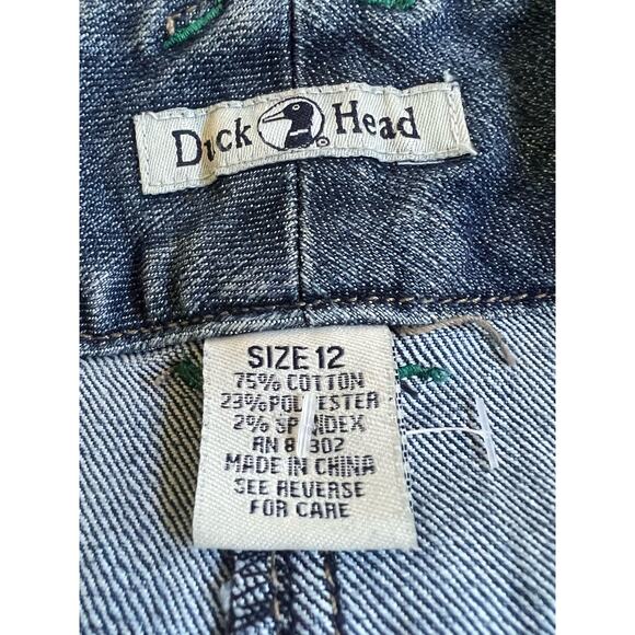 Duck Head Maxi Denim Skirt With A Front Slit Size 12 - Picture 3 of 4